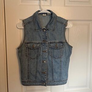 Vintage Gap Sleeveless Jean jacket vest